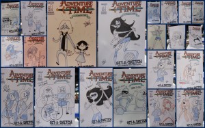 a collection of most of Peng-Peng's Adventure Time sketches