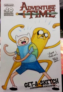 Adventure Time sketchcover by Penelope "Peng-Peng" Gaylord (SENYC 2015)